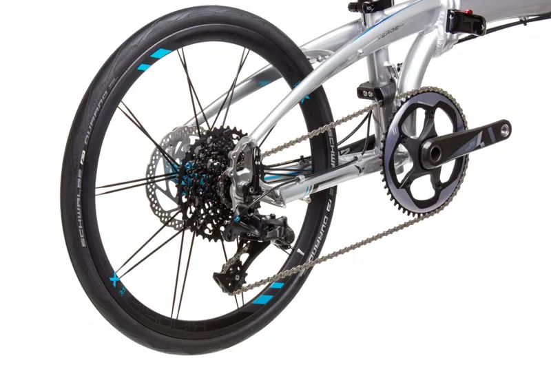 Tern Verge X11 Folding Bike 451mm Wheels 2023 in Chrome Silver-3